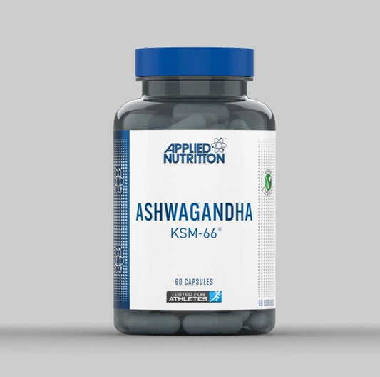APPLIED NUTRITION ASHWAGANDHA KSM66 + ASTRAGIN 60 CAPS