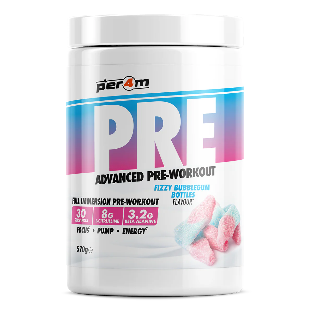 PER4M PRE WORKOUT STIM 570g