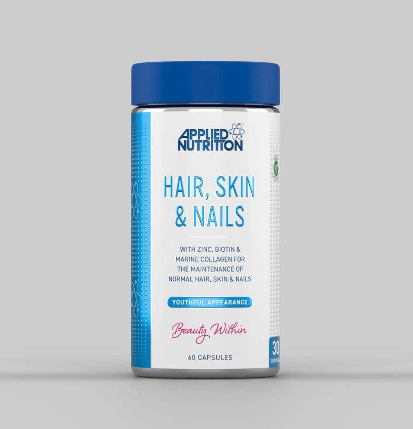 APPLIED NUTRITION HAIR SKIN & NAILS 60 CAPS