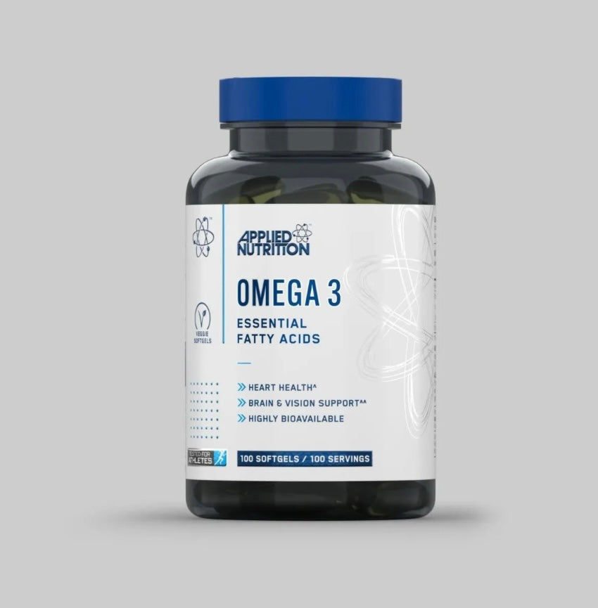 APPLIED NUTRITION OMEGA 3 ESSENTIAL FATTY ACIDS 100 SOFTGELS